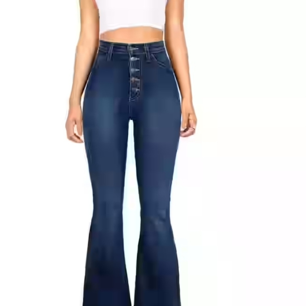 Blue Jeans Womem"s Size 15 Flare   Jeans Modern Chic